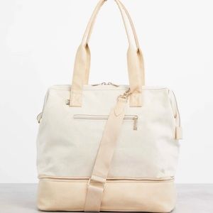 Béis The Convertible Mini Weekender in Beige